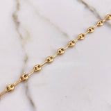 Pulso GC 3.4gr / 21cm / 4mm Oro Amarillo $