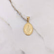 Dije Virgen Milagrosa 2.25gr / 3.5cm / Troquelado Oro Amarillo $