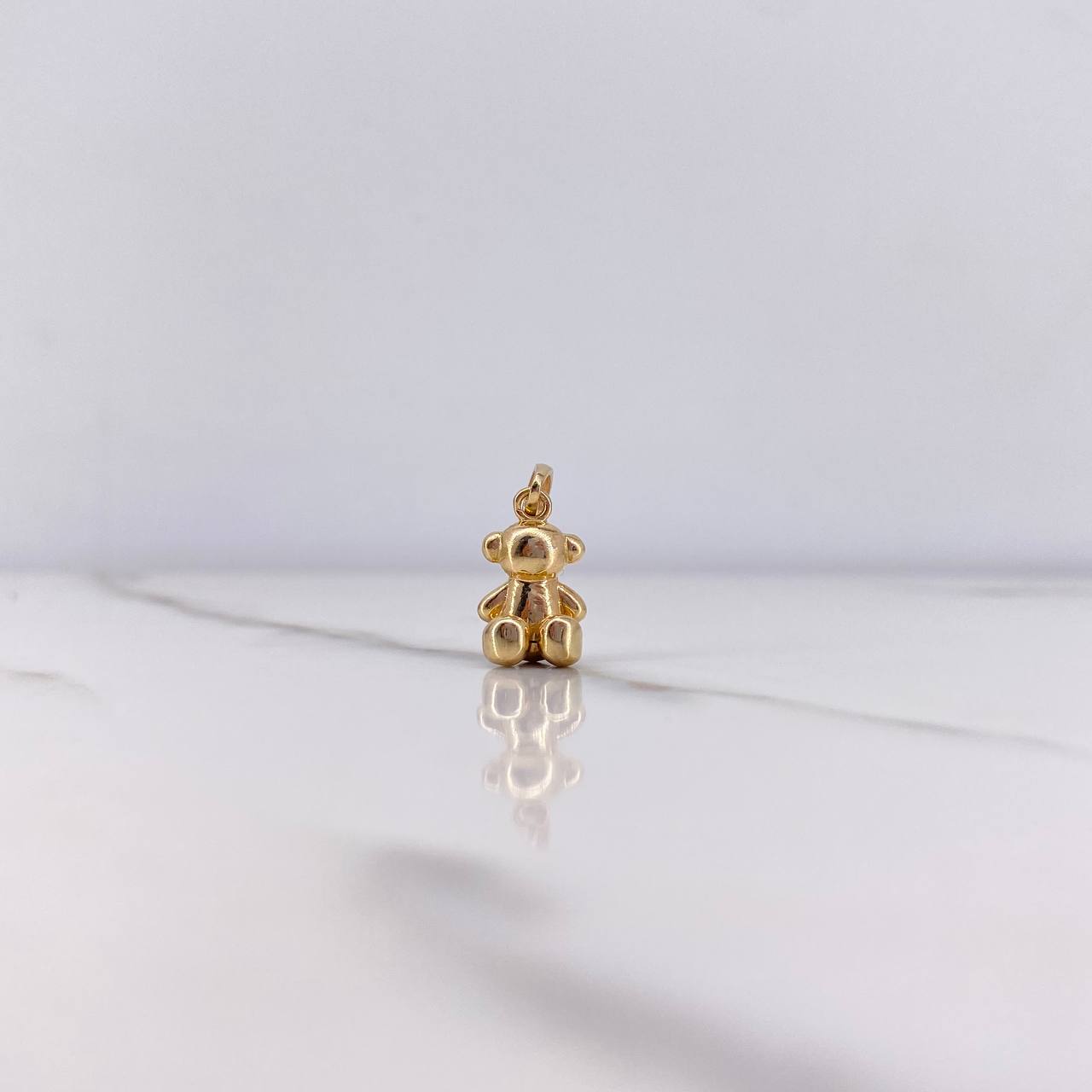 Dije Oso 2gr / 1.5cm / Liso Oro Amarillo $