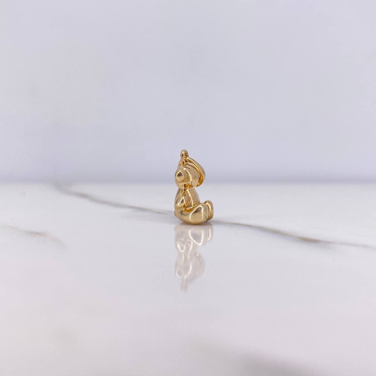 Dije Oso 2gr / 1.5cm / Liso Oro Amarillo $