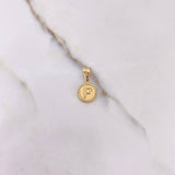 Dije Letra P 0.6gr / 1.8cm / Troquelado Oro Amarillo $