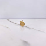 Dije Letra P 0.6gr / 1.8cm / Troquelado Oro Amarillo $