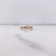 Anillo Solitario Churumbela 2.4gr / T9 1/2 / Circones Blancos Oro Amarillo $