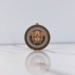 Dije Medusa 10.3gr / 4.5cm / Circones Negros Blancos Tres Oros $