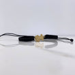 Pulsera Negra Oso Ts 0.6gr / 1.5cm / Oro Amarillo $