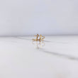 Anillo Hojas Cruzados 1.05gr / T5 3/4 / Oro Amarillo $