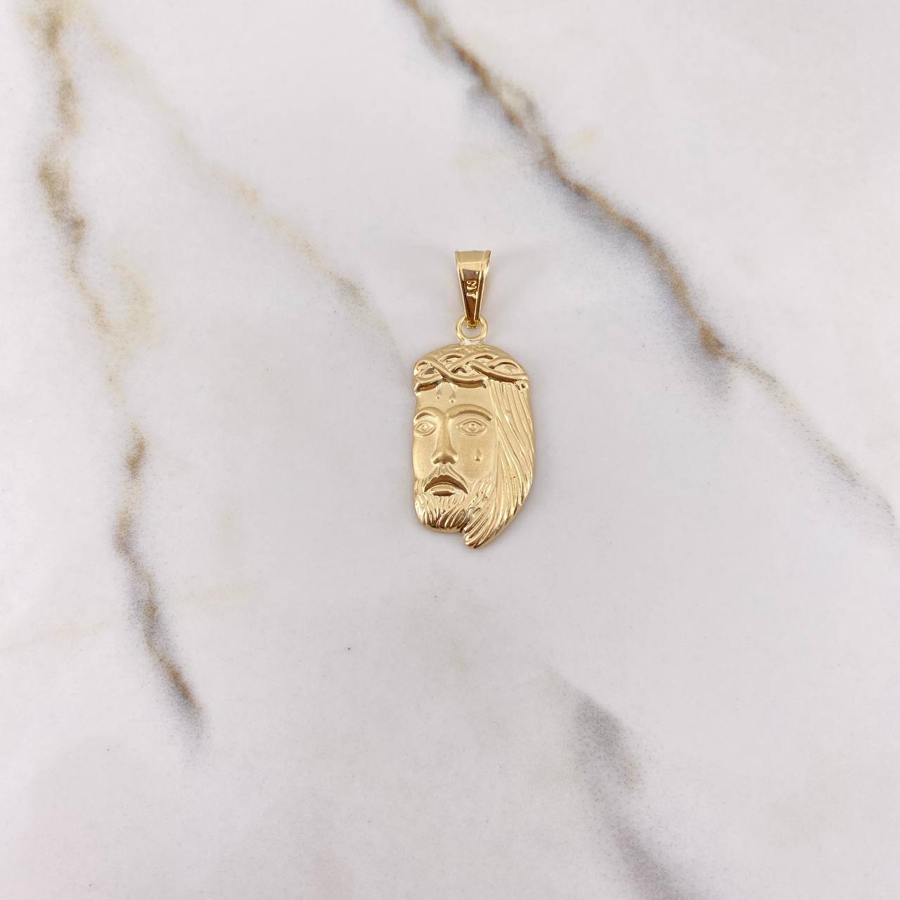 Dije Rostro 2.15gr / 3cm / Plano Oro Amarillo $