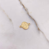 Herraje Virgen Milagrosa 0.6gr / 1.5cm / Troquelada Oro Amarillo $