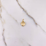 Dije Corazon 0.5gr / 1.6cm / Troquelado Oro Amarillo $