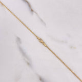 Cadena Militar 5.35gr / 60cm / 1.2mm Diamantada Oro Amarillo +3 $