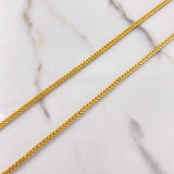 Cadena Franco 7.05gr / 60cm / 3mm Oro Amarillo +4 &