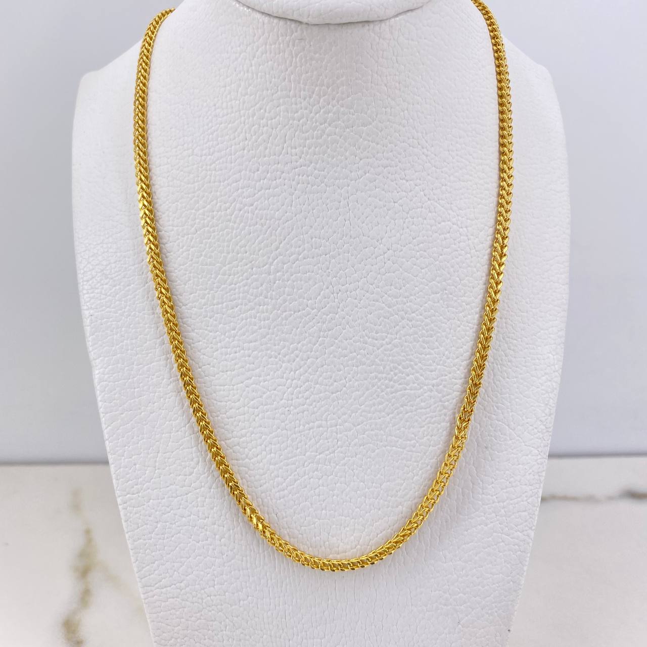 Cadena Franco 7.05gr / 60cm / 3mm Oro Amarillo +4 &