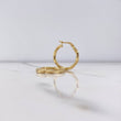 Candongas Mai 1.5gr / 2.2cm / Rayadas Oro Amarillo 18K ©