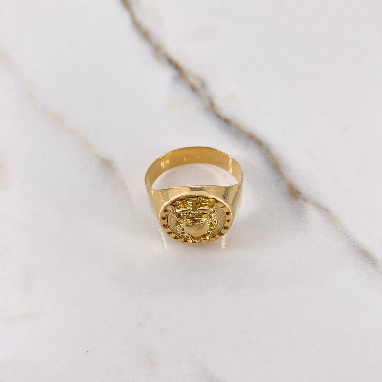 Anillo Cangrejo 4.05gr / T8 1/2 / Oro Amarillo &
