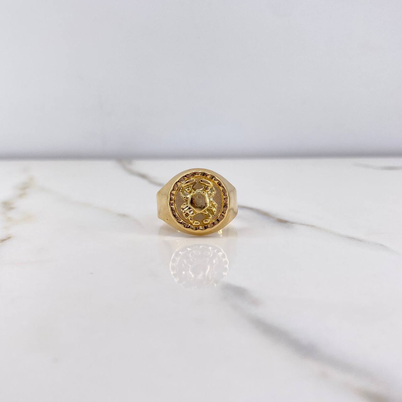 Anillo Cangrejo 4gr / T8 3/4 / Oro Amarillo &