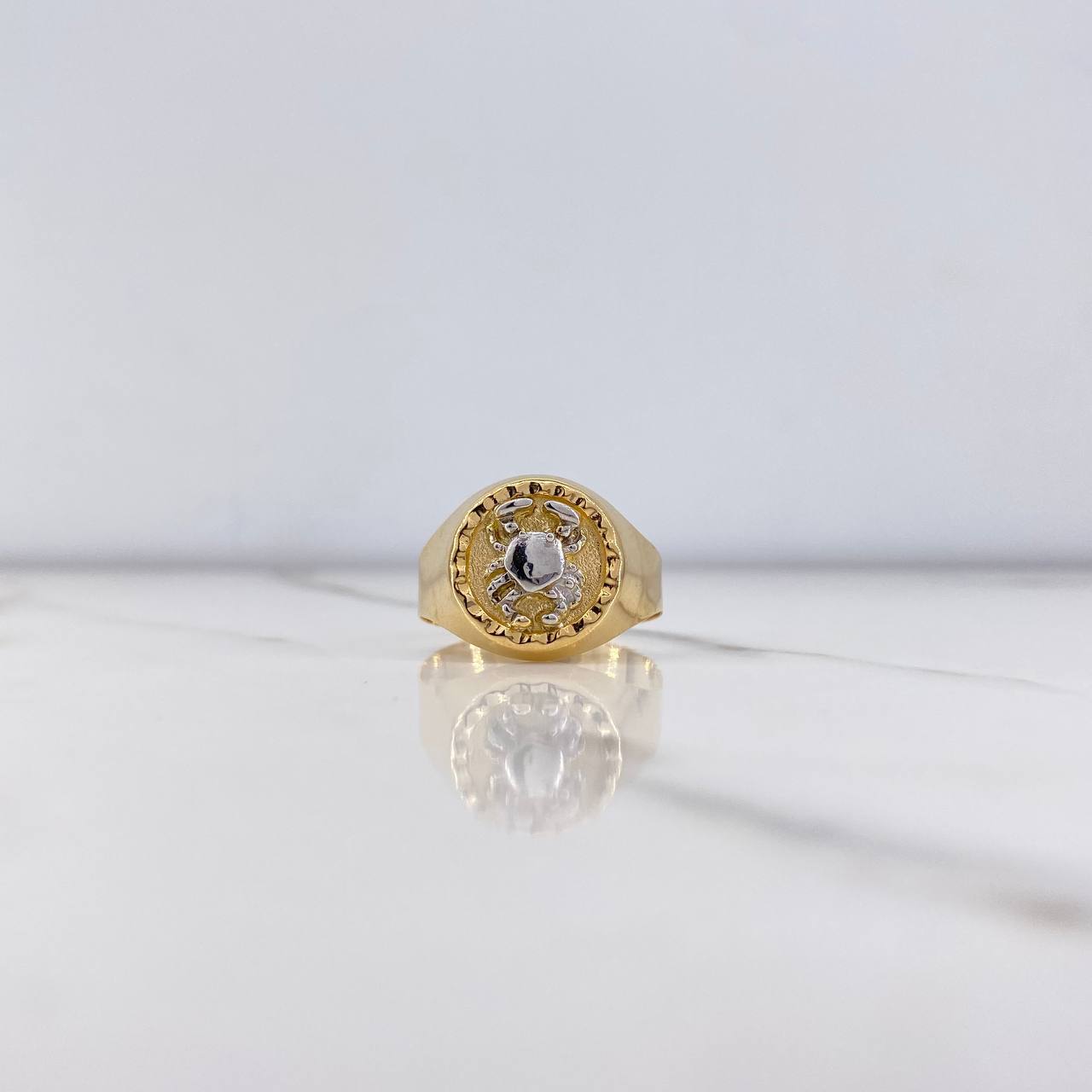 Anillo Cangrejo 3.95gr / T11 3/4 / Nac.Esp. Oro 18K *
