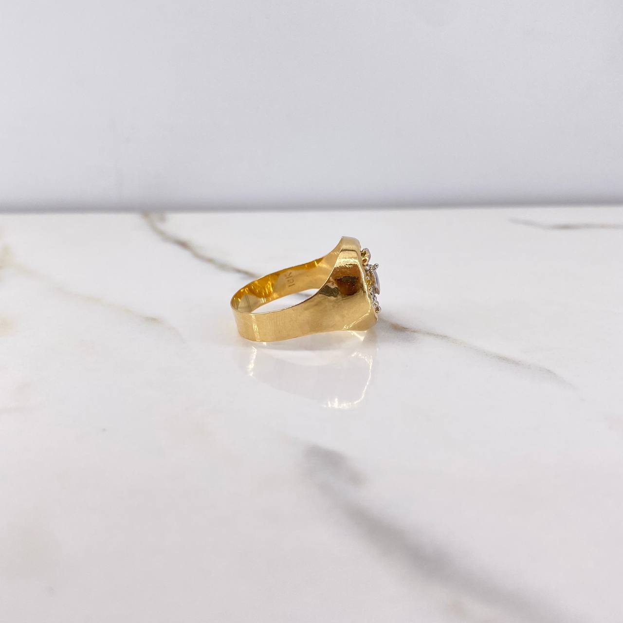 Anillo Cangrejo 3.95gr / T11 3/4 / Nac.Esp. Oro 18K *