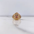 Anillo Virgen Guadalupe 7.7gr / T8 / Cruces Circones Azules Fucsias Blancos Dos Oros Amarillo Rosa &