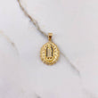 Dije Virgen Guadalupe 5.05gr / 3.1cm / Circones Negros Blancos Oro Amarillo &