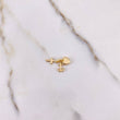 Dije Tres Gracias 0.6gr / 1.3cm / Troquelado Oro Amarillo &