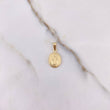 Dije Virgen Milagrosa 0.6gr / 1.9cm / Plano Oro Amarillo &