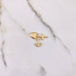 Dije Tres Gracias 1.15gr / 1.8cm / Troquelado Oro Amarillo &