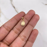 Dije Virgen Guadalupe 0.35gr / 1.3cm / Troquelado Oro Amarillo &