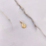 Dije Virgen Guadalupe 0.35gr / 1.3cm / Troquelado Oro Amarillo &