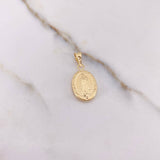 Dije Virgen Guadalupe 0.85gr / 2.3cm / Troquelado Oro Amarillo &