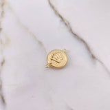 Herraje Corona RX 1.2gr / 2.1cm / Troquelada Oro Amarillo &