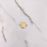 Herraje Virgen Guadalupe 0.85gr / 1.8cm / Troquelado Oro Amarillo &