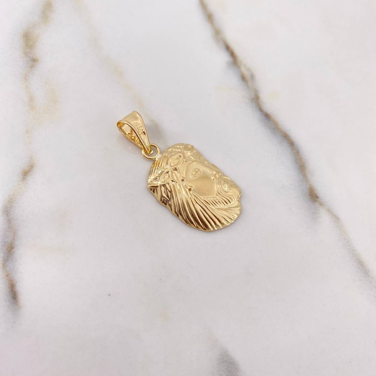 Dije Rostro Cristo 2.65gr / 3.6cm / Oro Amarillo &