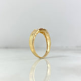Anillo MBG 5.15gr / T9 / Circones Blancos Tres Oros &