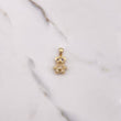 Dije Oso 3.35gr / 2.5cm / Circones Azules Blancos Oro Amarillo $