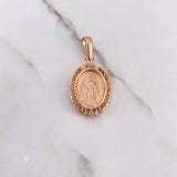 Dije Virgen Milagrosa 8.35gr / 4cm / Oro Rosa &