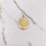 Dije Virgen Guadalupe 3.6gr / 4.4cm / Troquelado Oro Amarillo &