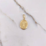 Dije Divino Niño 1.4gr / 2.8cm / Troquelado Oro Amarillo &