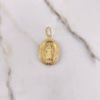 Dije Virgen Milagrosa 1.95gr / 3.1cm / Troquelado Oro Amarillo &