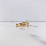Anillo MBG 5.05gr / T9 / Circones Verdes Blancos Oro Amarillo &