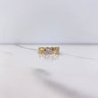 Anillo Solitario 4.05gr / T7 / Circones Blancos Oro Amarillo &