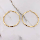 Candongas Mai 3.6gr / 4.9cm / Rayadas Oro Amarillo $