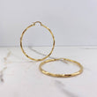 Candongas Mai 3.6gr / 4.9cm / Rayadas Oro Amarillo $