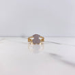 Anillo Oso Ts 3.65gr / T7 / Circones Blancos Dos Oros Amarillo Blanco $