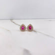 Topos Gota 3.35gr / Circones Fucsia Blancos Oro Amarillo $