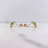 Topos Halo 4.1gr / Circones Verde Blancos Oro Amarillo $
