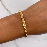 Pulso Lazo 4gr / 19cm / 4mm Oro Amarillo +3 &