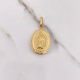 Dije Virgen Guadalupe 2.2gr / 3.3cm / Troquelado Oro Amarillo &