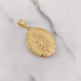 Dije Virgen Guadalupe 3.95gr / 4.3cm / Troquelado Oro Amarillo $