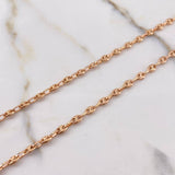 Cadena GC 8.4gr / 55cm / 3mm Oro Rosa &