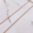 Cadena Militar 4.45gr / 50cm / 1.15mm Diamantada Oro Rosa +3 $